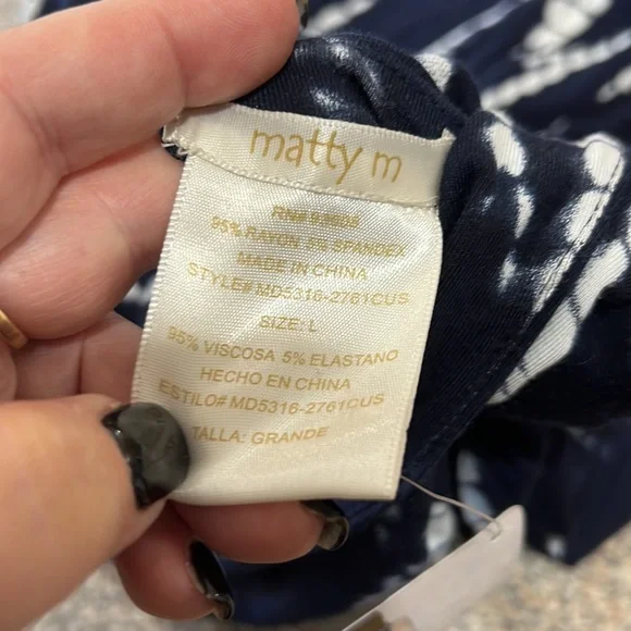 Matty M maxi dress size large - Picture 10 of 10